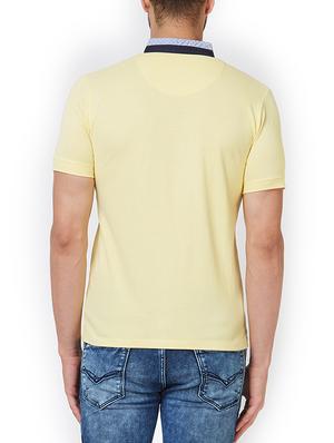 yellow cotton t-shirt - 15340221 - Standard Image - 3