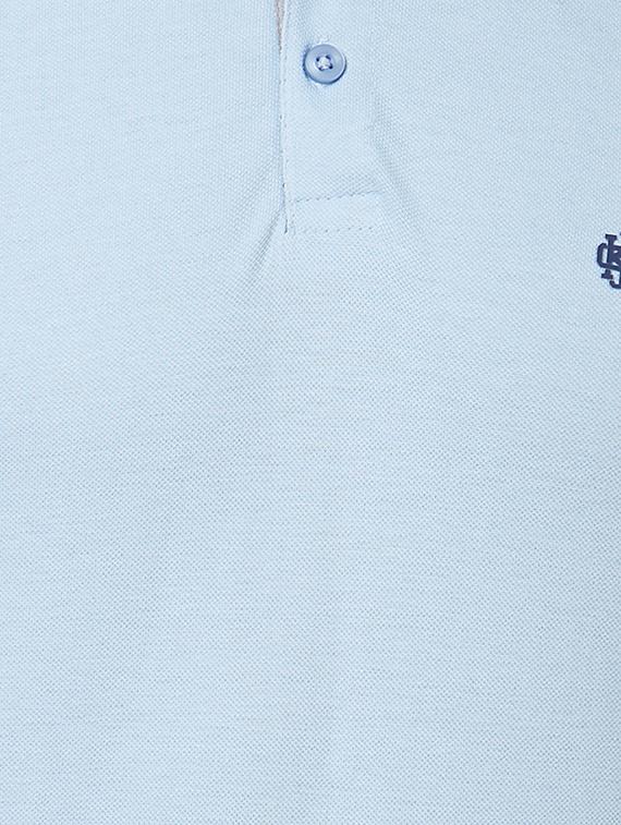 blue cotton t-shirt - 15340222 - Zoom Image - 3