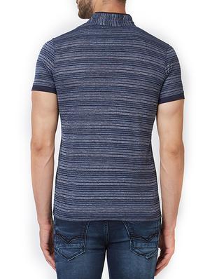 blue cotton t-shirt - 15340256 - Standard Image - 3