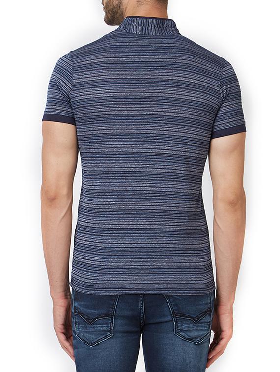 blue cotton t-shirt - 15340256 - Zoom Image - 3