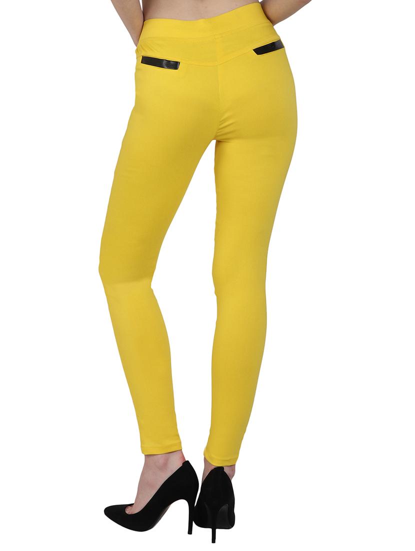 high waist solid jegging - 15340978 - Zoom Image - 3