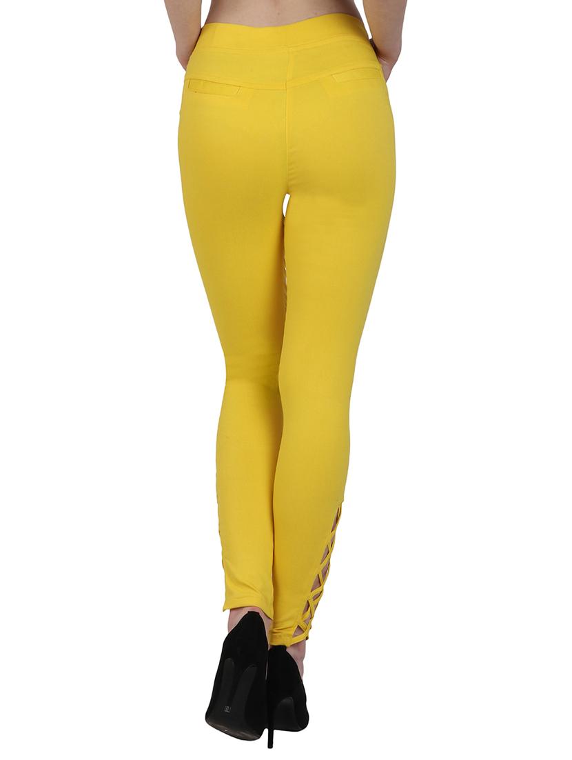 high waist criss-cross jegging - 15340981 - Zoom Image - 3