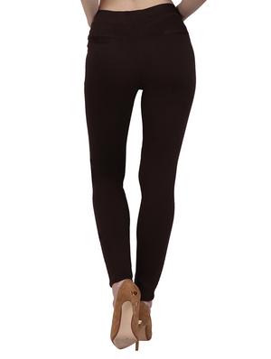 mid waist solid jegging - 15340997 - Standard Image - 3