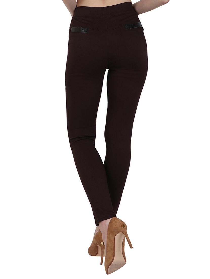 high waist solid jegging - 15340999 - Zoom Image - 3