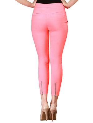 flat front side zipper jeggings - 15341013 - Standard Image - 3