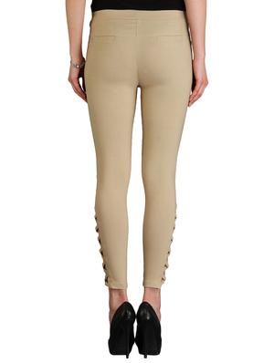 criss cross panel jeggings - 15341018 - Standard Image - 3