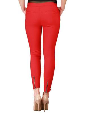 mid rise ankle length jeggings - 15341023 - Standard Image - 3