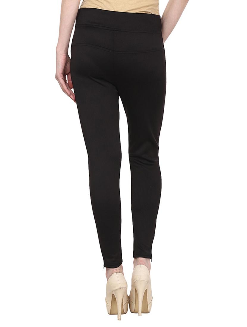 mid waist solid jegging - 15341042 - Zoom Image - 3