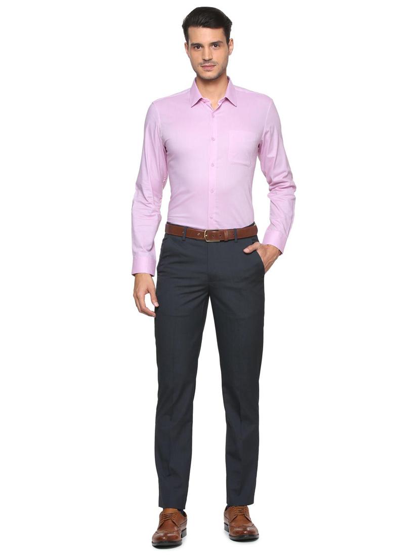 pink cotton formal shirt - 15341444 - Zoom Image - 3