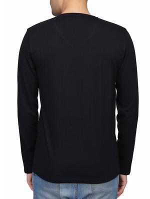 black cotton t-shirt - 15341461 - Standard Image - 3