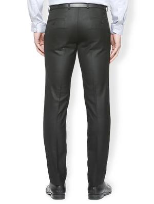 grey terry rayon flat front formal trouser - 15341525 - Standard Image - 3