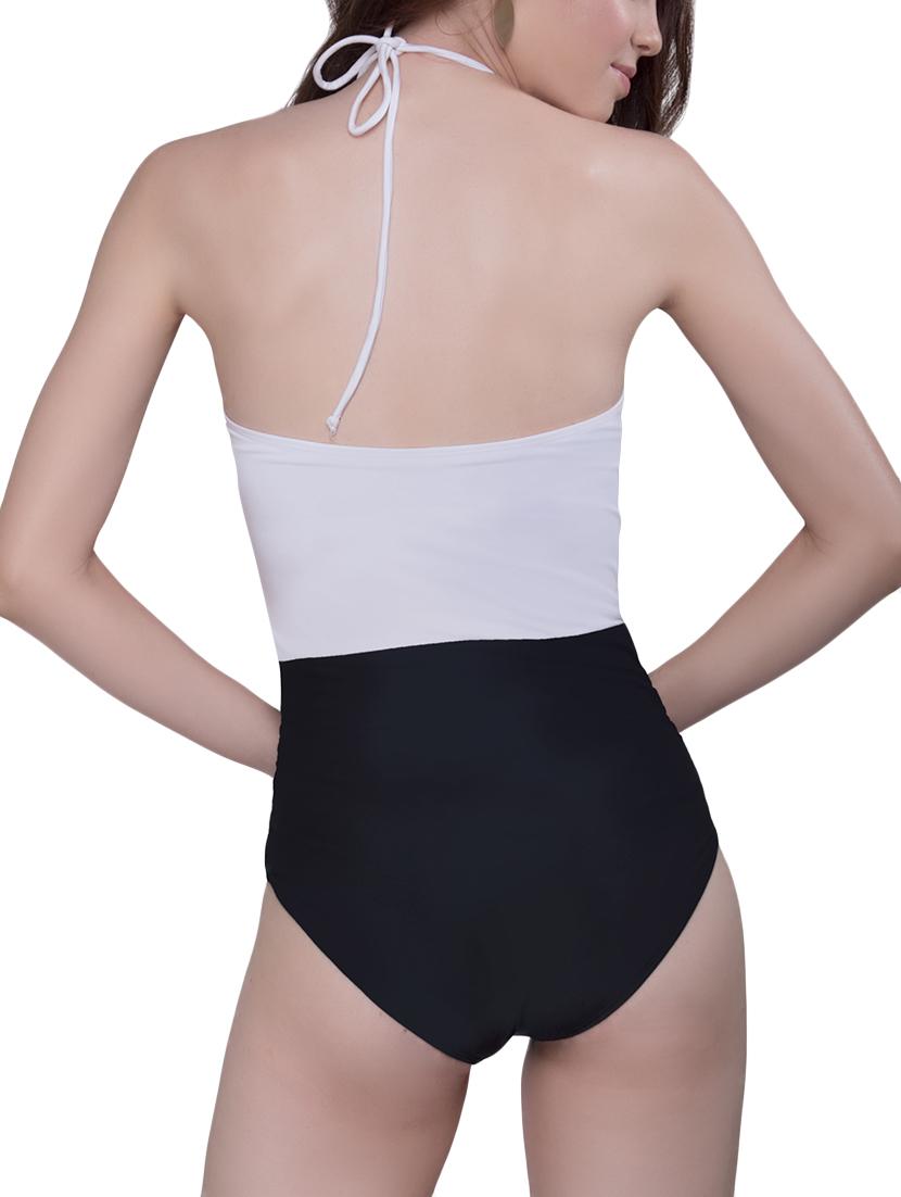 multi colored solid monokini - 15341824 - Zoom Image - 3
