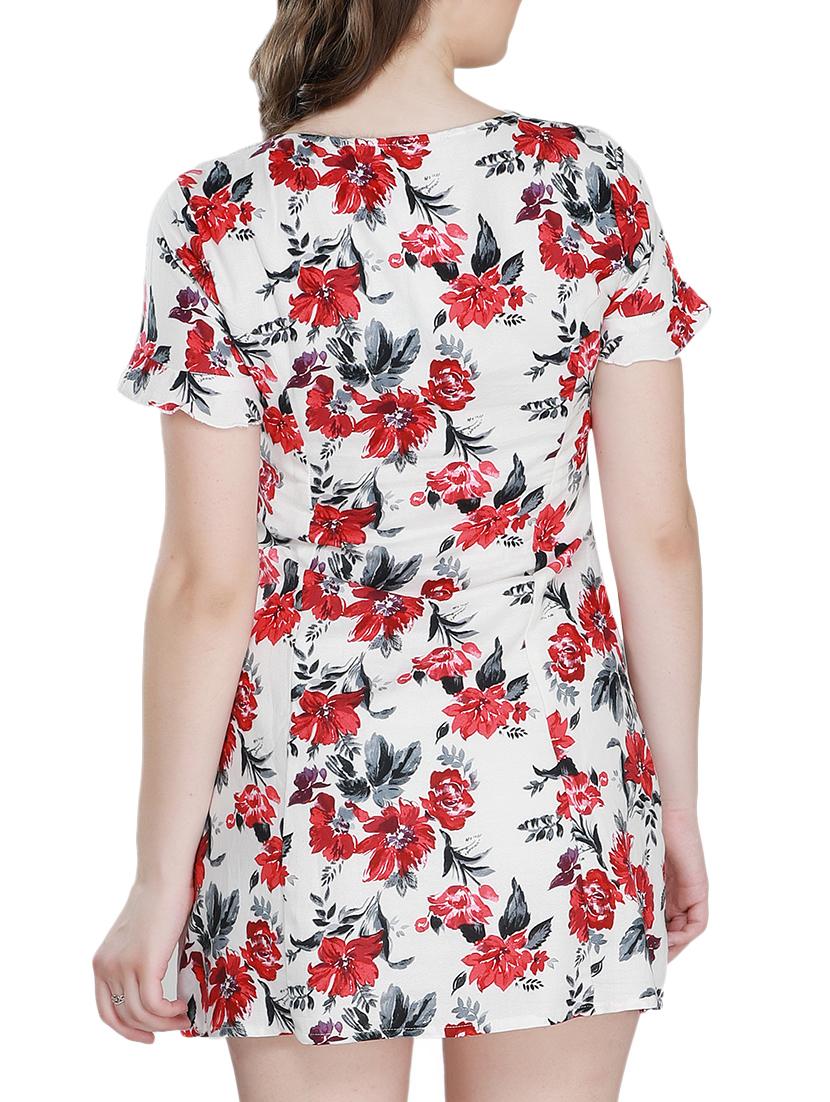 Floral button-down dress - 15341887 - Zoom Image - 3