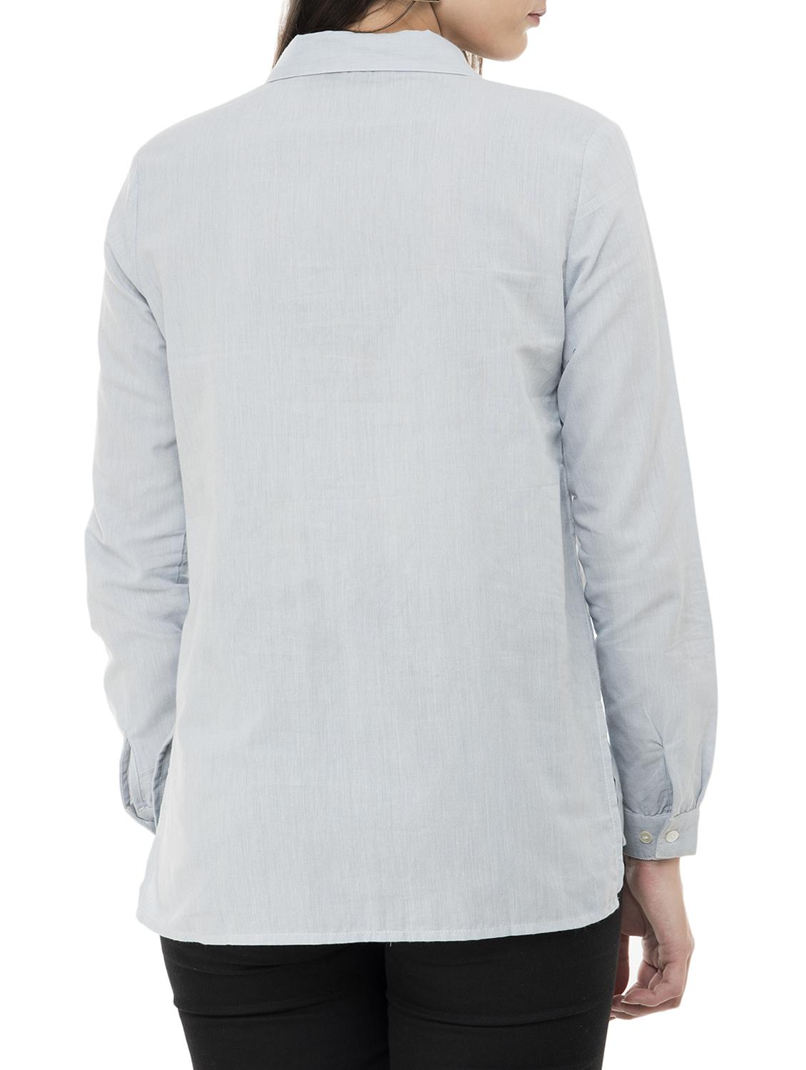 Embroidered yoke shirt - 15341972 - Zoom Image - 3