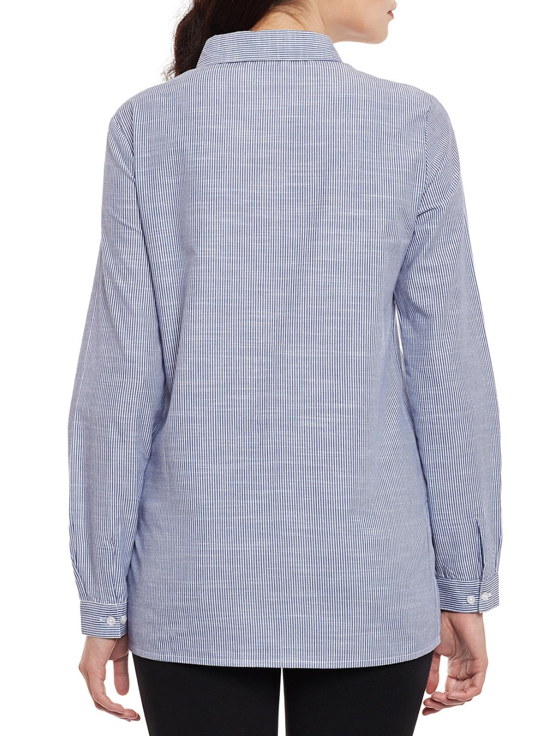 Floral embroidered yoke shirt - 15341973 - Zoom Image - 3