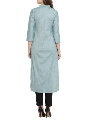 straight printed kurta - 15342542 - Standard Image - 3