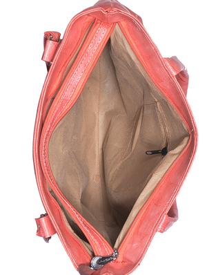 pink leatherette (pu) regular handbag - 15343450 - Standard Image - 3