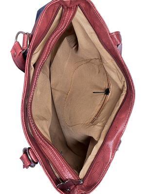 purple leatherette (pu) regular handbag - 15343452 - Standard Image - 3