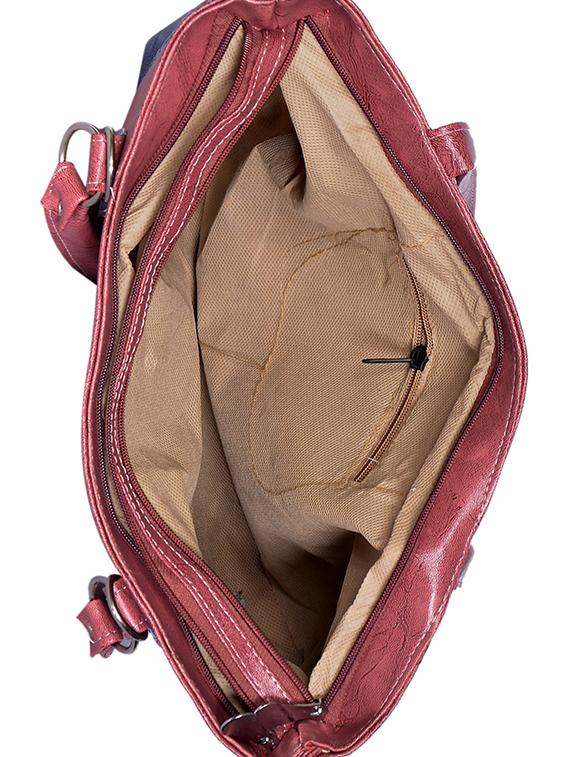 purple leatherette (pu) regular handbag - 15343452 - Zoom Image - 3