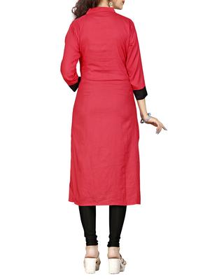 straight piping kurta - 15343588 - Standard Image - 3