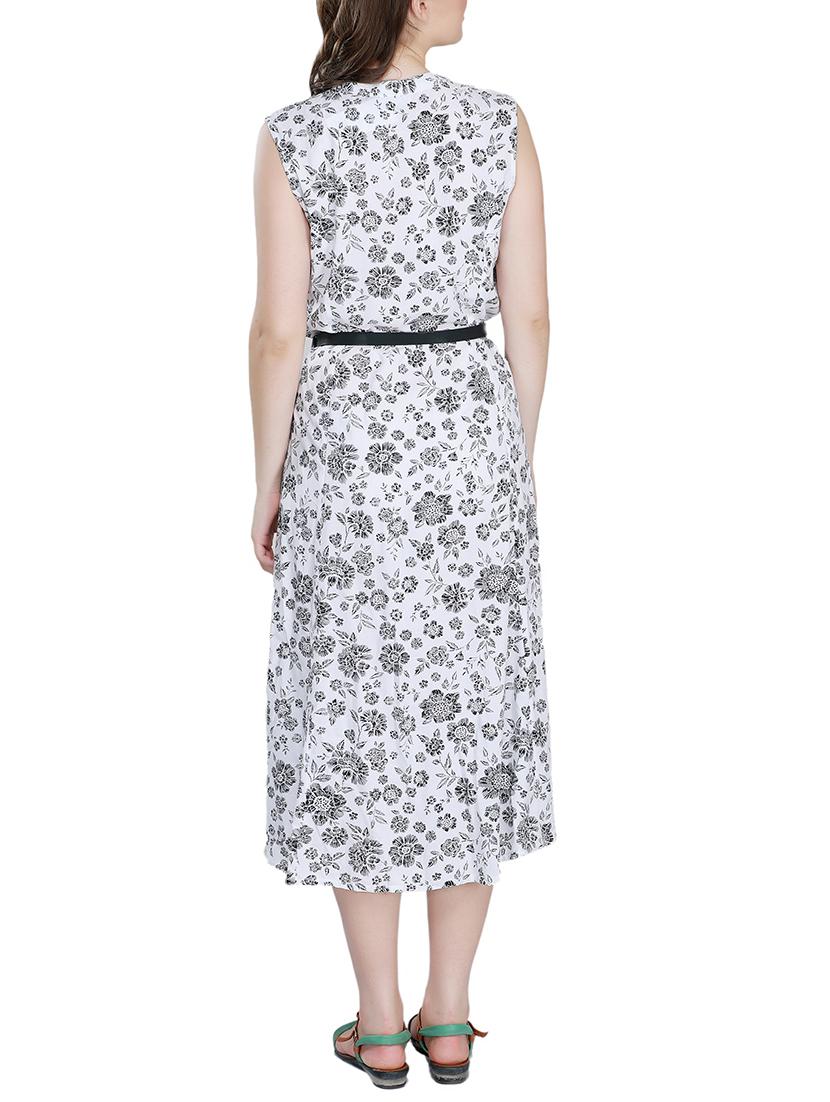 floral belted dress - 15343625 - Zoom Image - 3