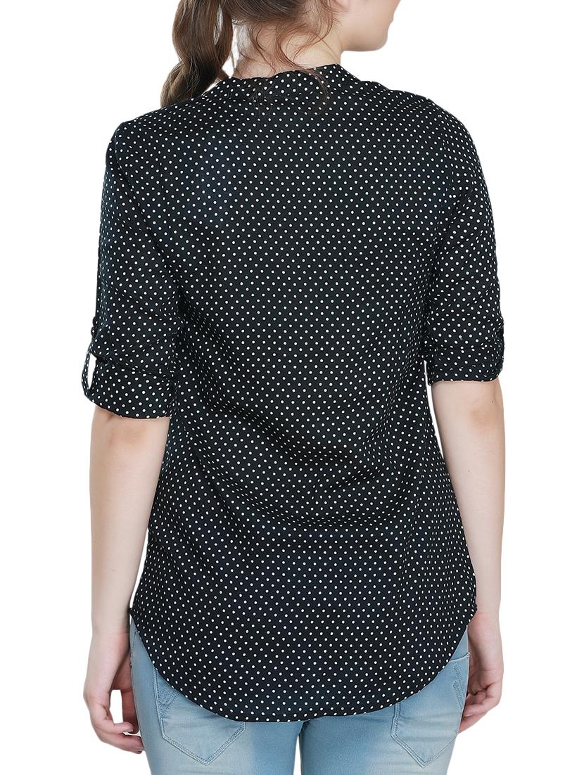 polka dot button-down tunic - 15344280 - Zoom Image - 3