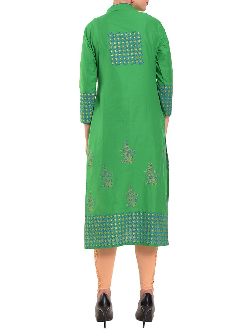 Printed straight kurta - 15344562 - Zoom Image - 3