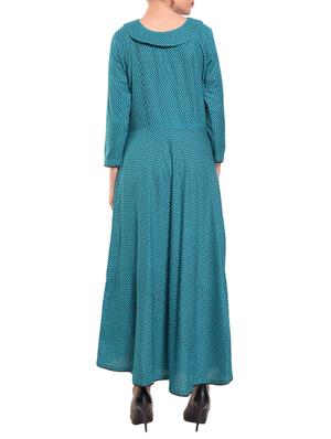 a-line printed kurta - 15344563 - Standard Image - 3
