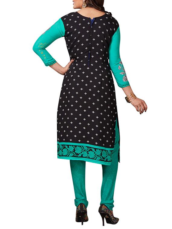 multi colored unstitched combo suit - 15344592 - Zoom Image - 3