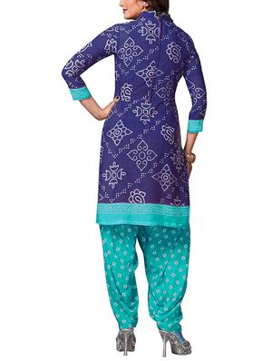 multi colored unstitched combo suit - 15344608 - Standard Image - 3