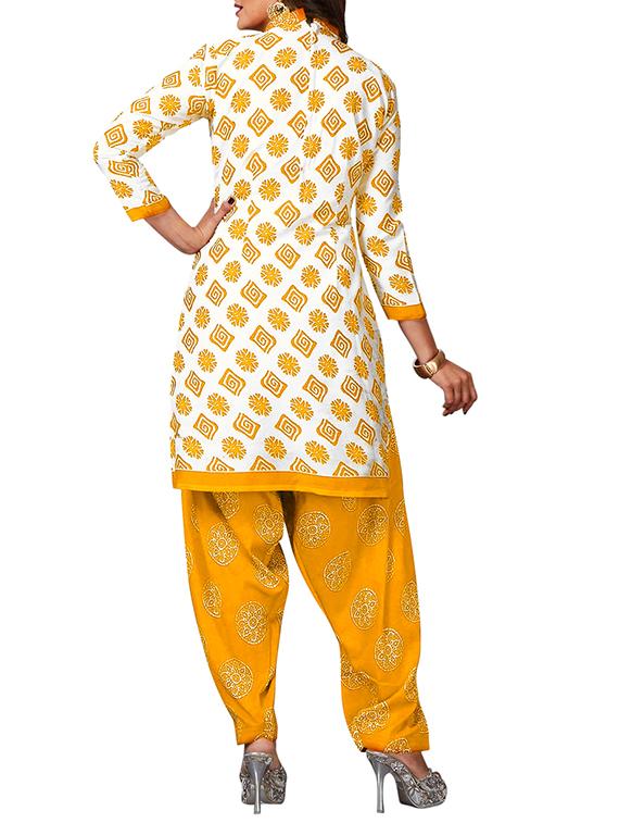 multi colored unstitched combo suit - 15344657 - Zoom Image - 3