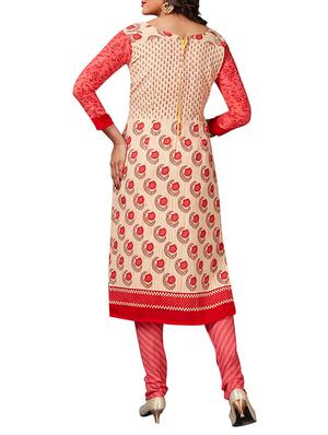 multi colored unstitched combo suit - 15344720 - Standard Image - 3