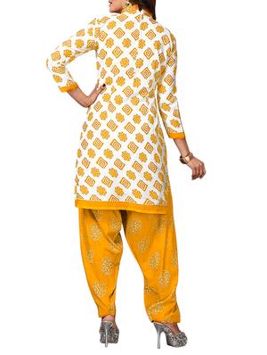 multi colored unstitched combo suit - 15344902 - Standard Image - 3