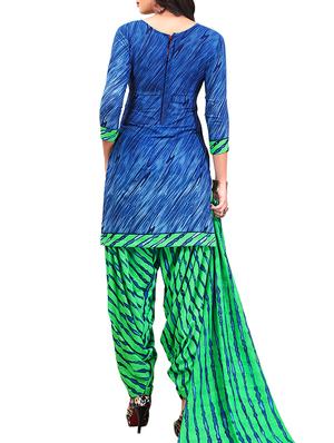 multi colored unstitched combo suit - 15344936 - Standard Image - 3