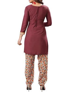 multi colored unstitched combo suit - 15344946 - Standard Image - 3