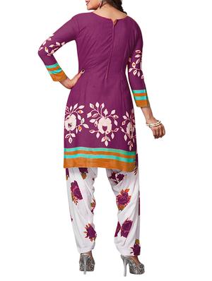 multi colored unstitched combo suit - 15344992 - Standard Image - 3