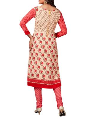 multi colored unstitched combo suit - 15345005 - Standard Image - 3