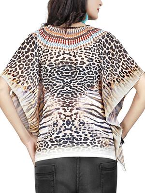 Animal print kaftan - 15345136 - Standard Image - 3
