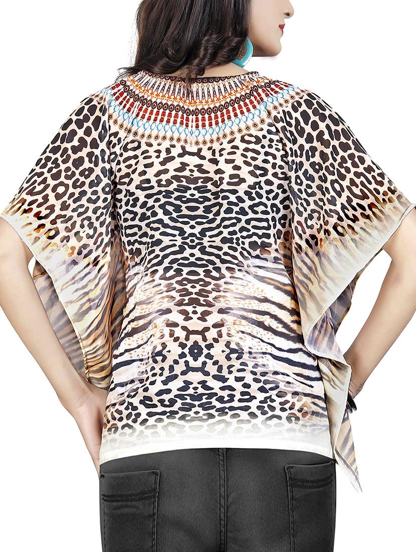 Animal print kaftan - 15345136 - Zoom Image - 3