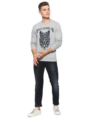 grey cotton sweatshirt - 15345187 - Standard Image - 3
