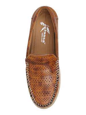 tan leatherette casual slip on - 15345275 - Standard Image - 3