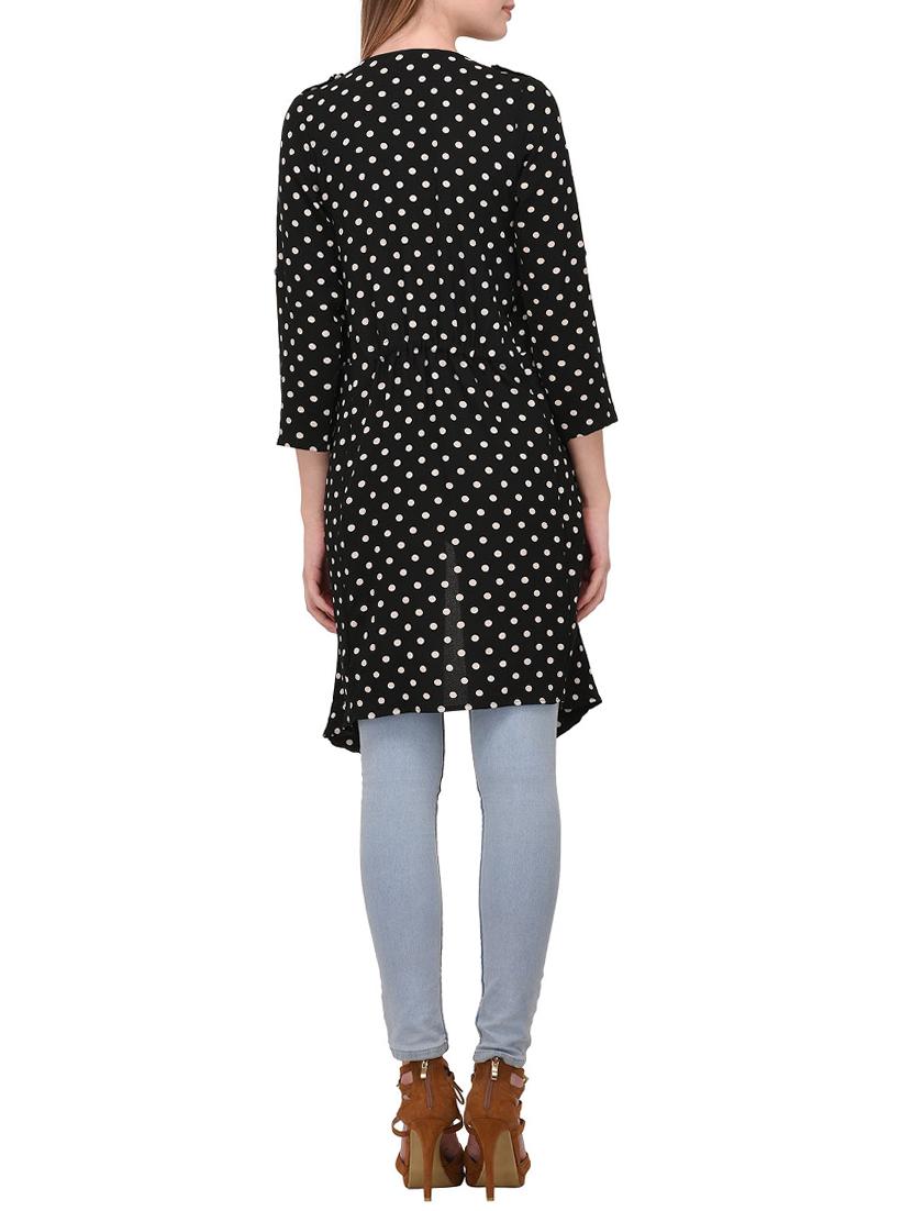 polka dotted drape shrug - 15345361 - Zoom Image - 3