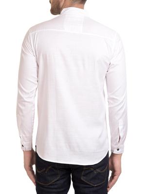 white cotton casual shirt - 15345509 - Standard Image - 3