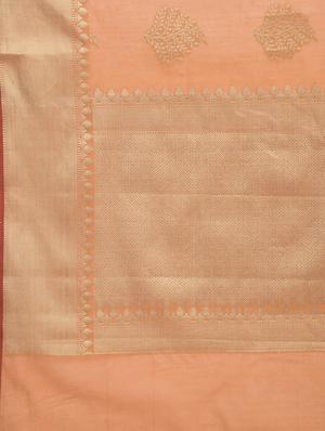 Zari motif Banarasi Saree with blouse - 15345613 - Standard Image - 3