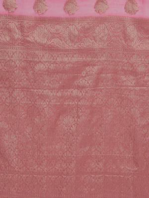 Zari motif Banarasi Saree with blouse - 15345643 - Standard Image - 3