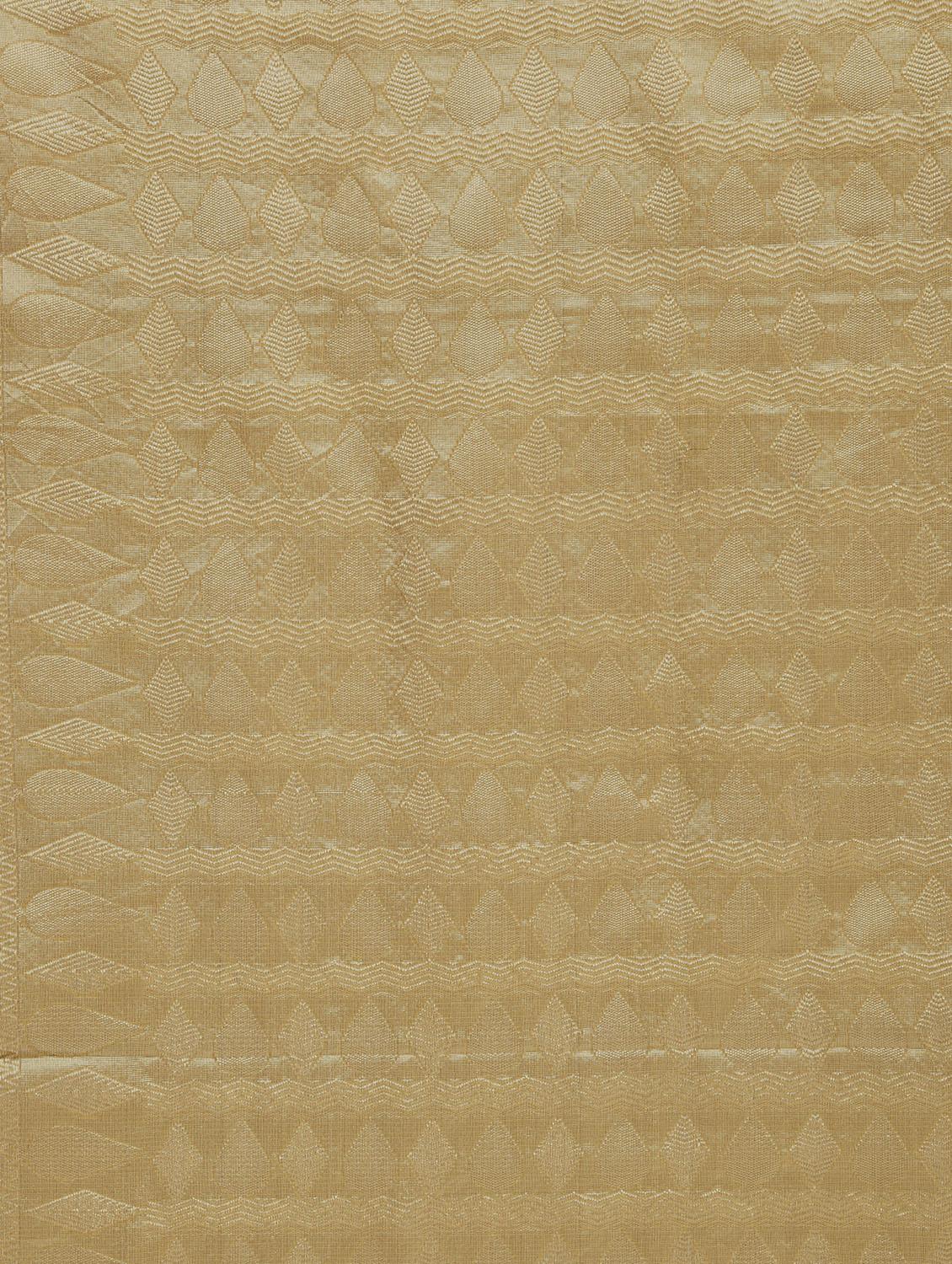 Chevron Motif Banarasi Saree with blouse - 15345647 - Zoom Image - 3