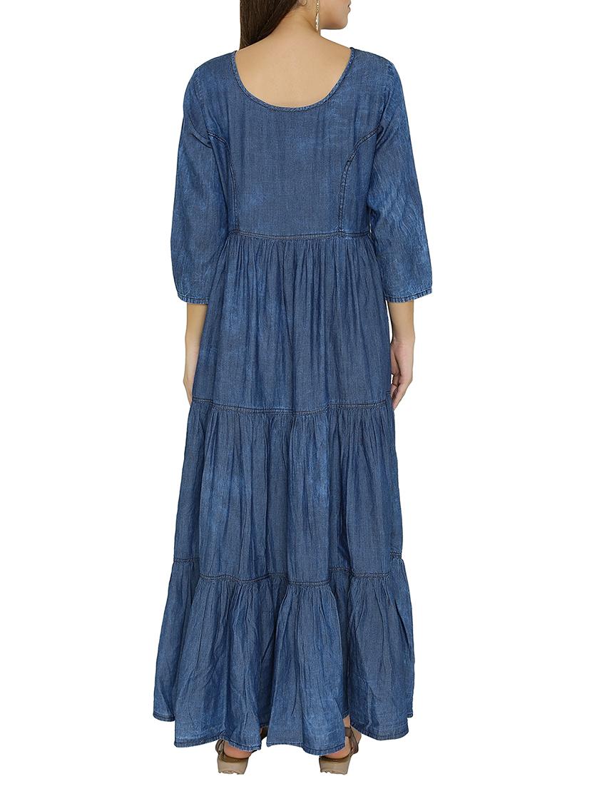 tired blue kurta - 15345734 - Zoom Image - 3