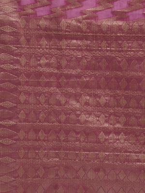 chevron zari motif Banarasi Saree with blouse - 15345757 - Standard Image - 3