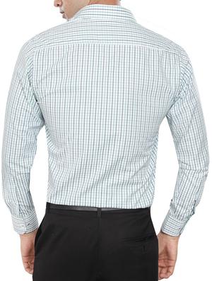 white polyester blend formal shirt - 15346900 - Standard Image - 3