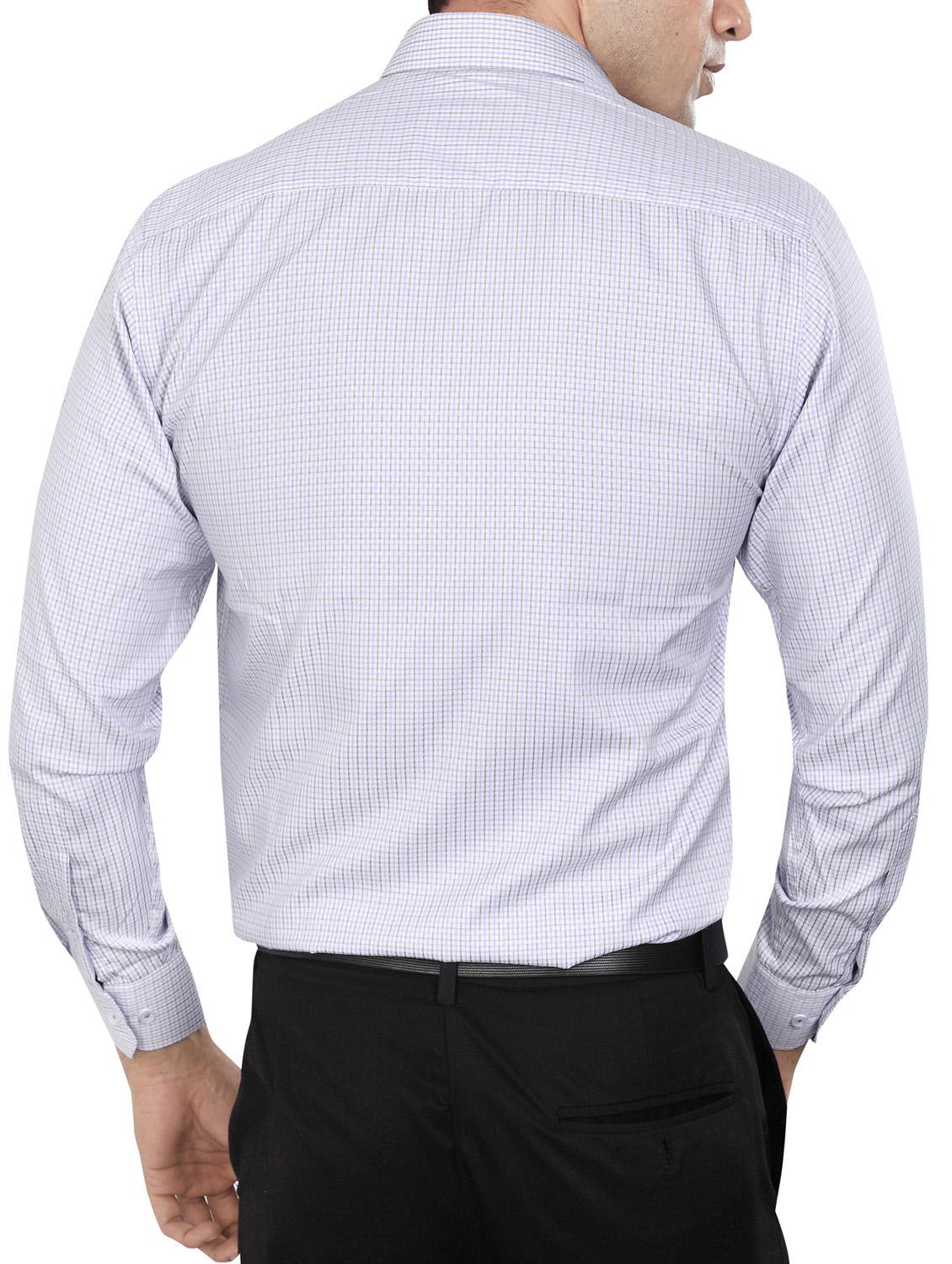 purple polyester blend formal shirt - 15346903 - Zoom Image - 3